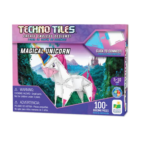 Techno Tiles - Magical Unicorn: 100+ Pcs